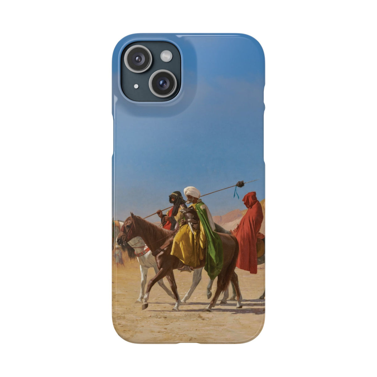 Riders Crossing The Desert by Jean-Leon Gerome - iPhone Slim Case