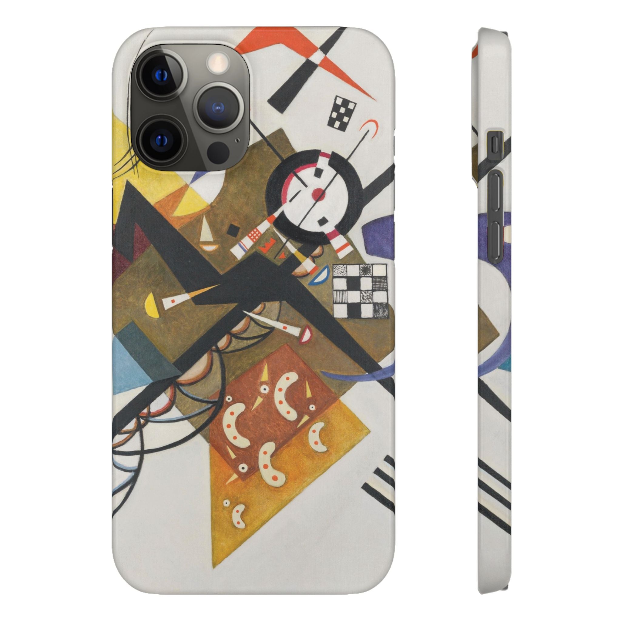 On White II by Vasily Kandinsky - iPhone Slim Case