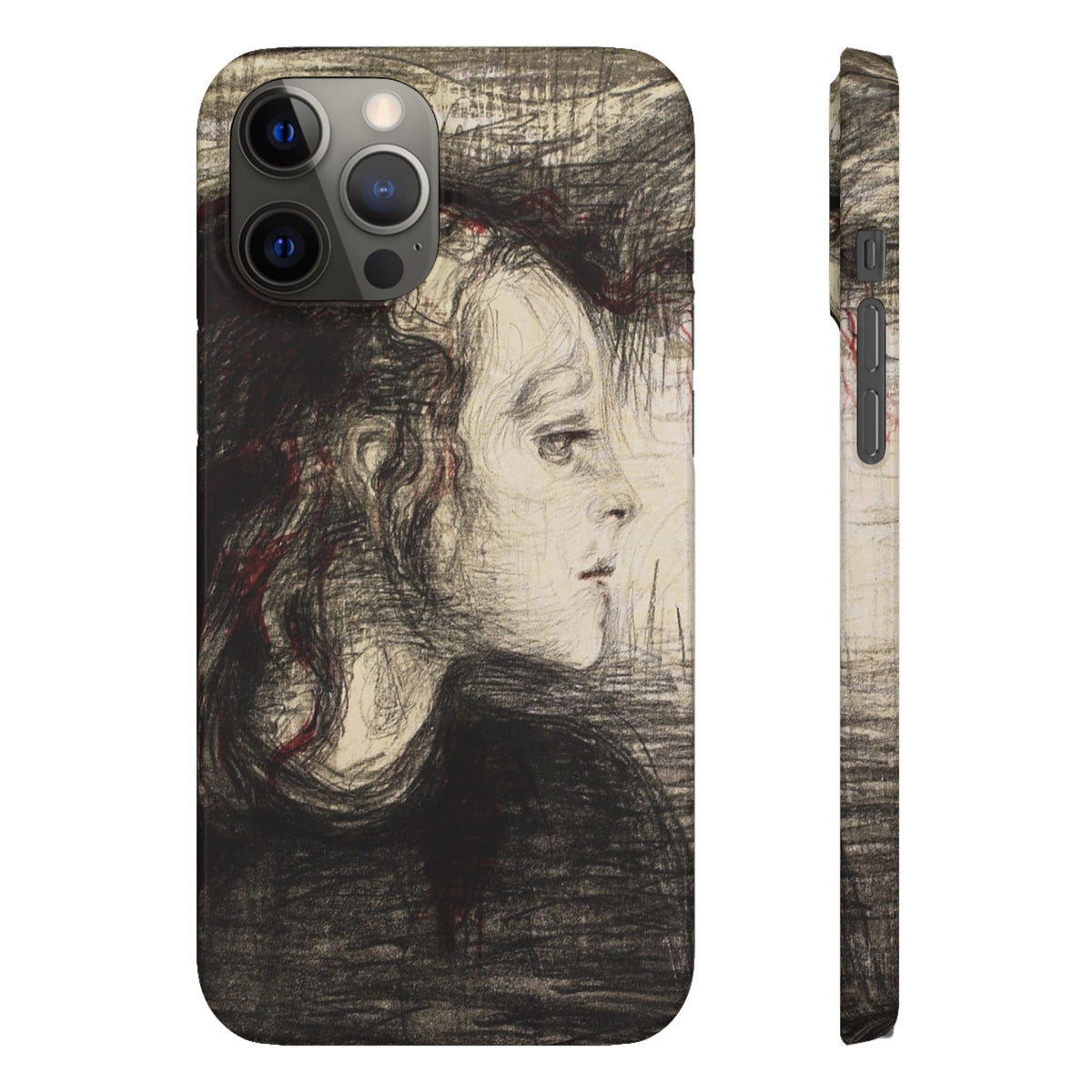 The Sick Child by Edvard Munch - iPhone Slim Case