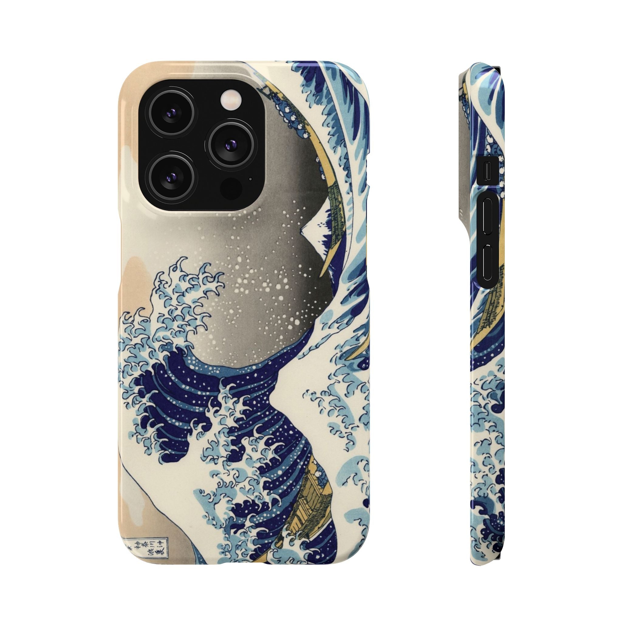 The Great Wave off Kanagawa by Hokusai - iPhone Slim Case