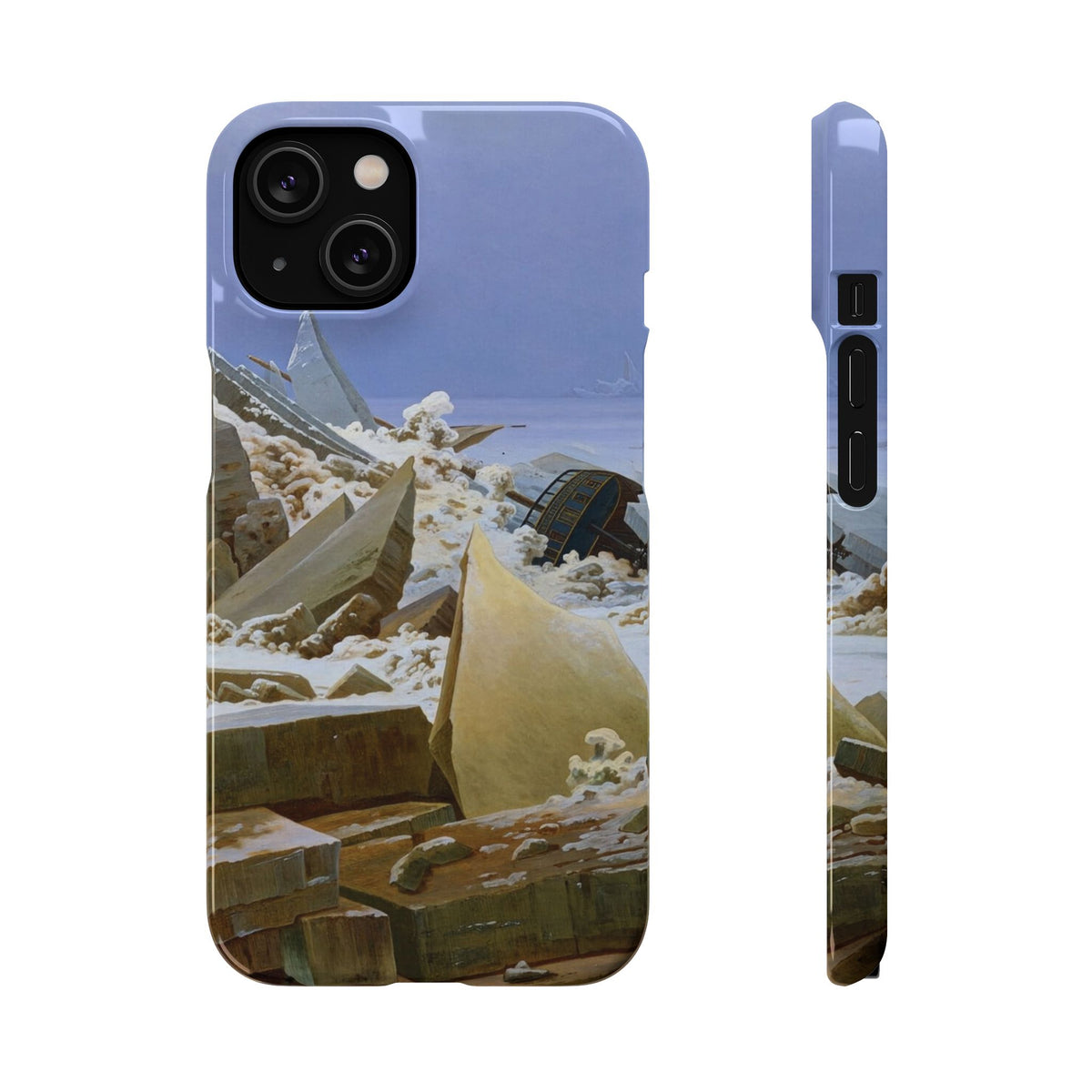 The Sea of Ice by Caspar David Friedrich - iPhone Slim Case