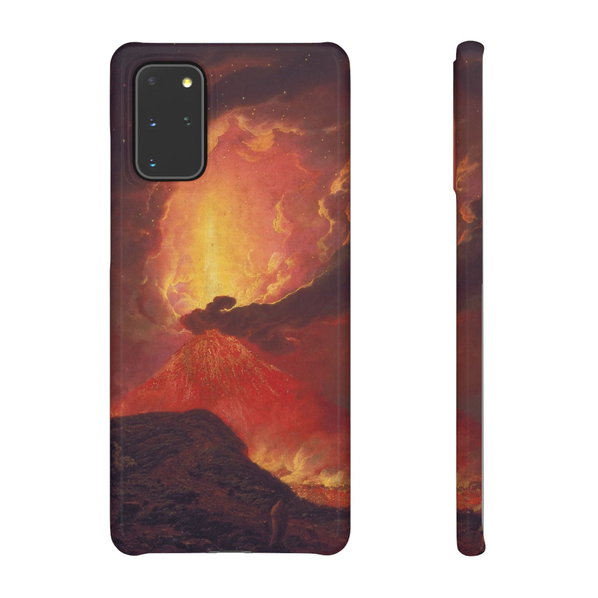 Vesuvius in Eruption by Joseph Wright of Derby - Samsung Slim Case