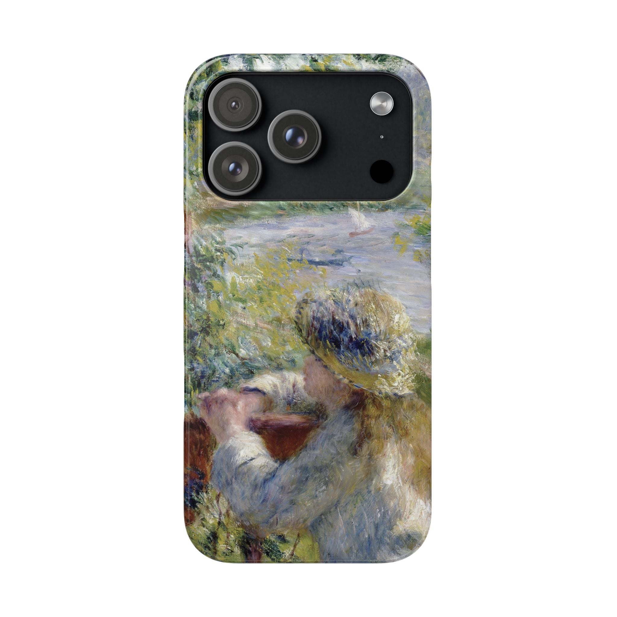 By the Water by Pierre Auguste Renoir - iPhone Slim Case