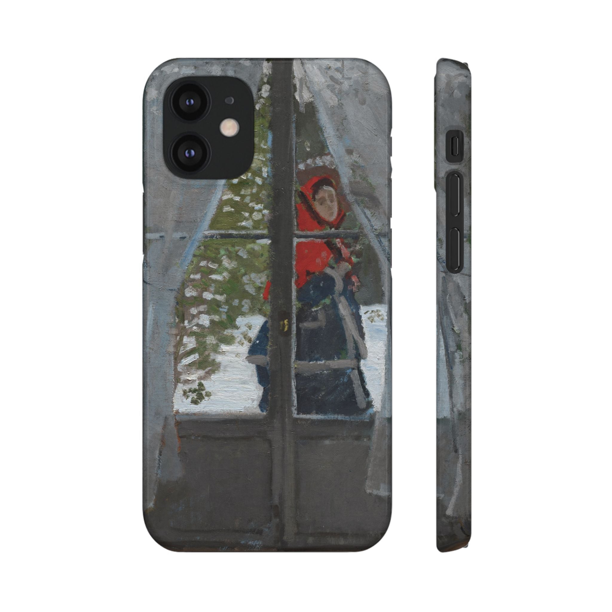 Le mouchoir rouge by Claude Monet - iPhone Slim Case