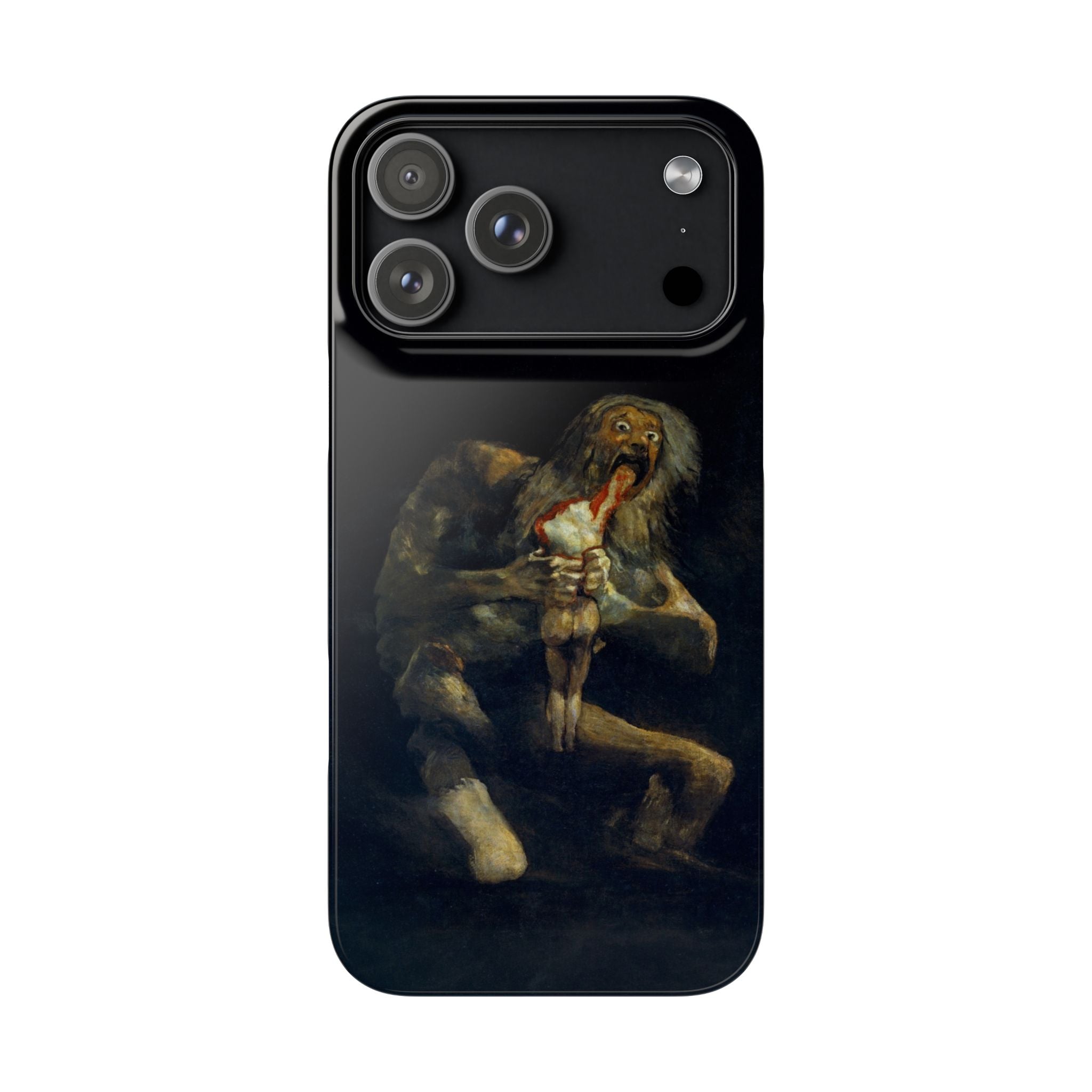 Saturn Devouring His Son by Goya - iPhone Slim Case