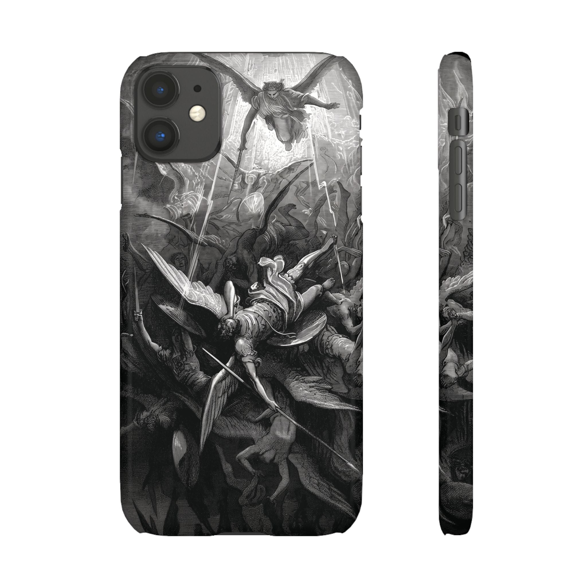 Paradise Lost | The Battle in Heaven by Gustave Doré - iPhone Slim Case