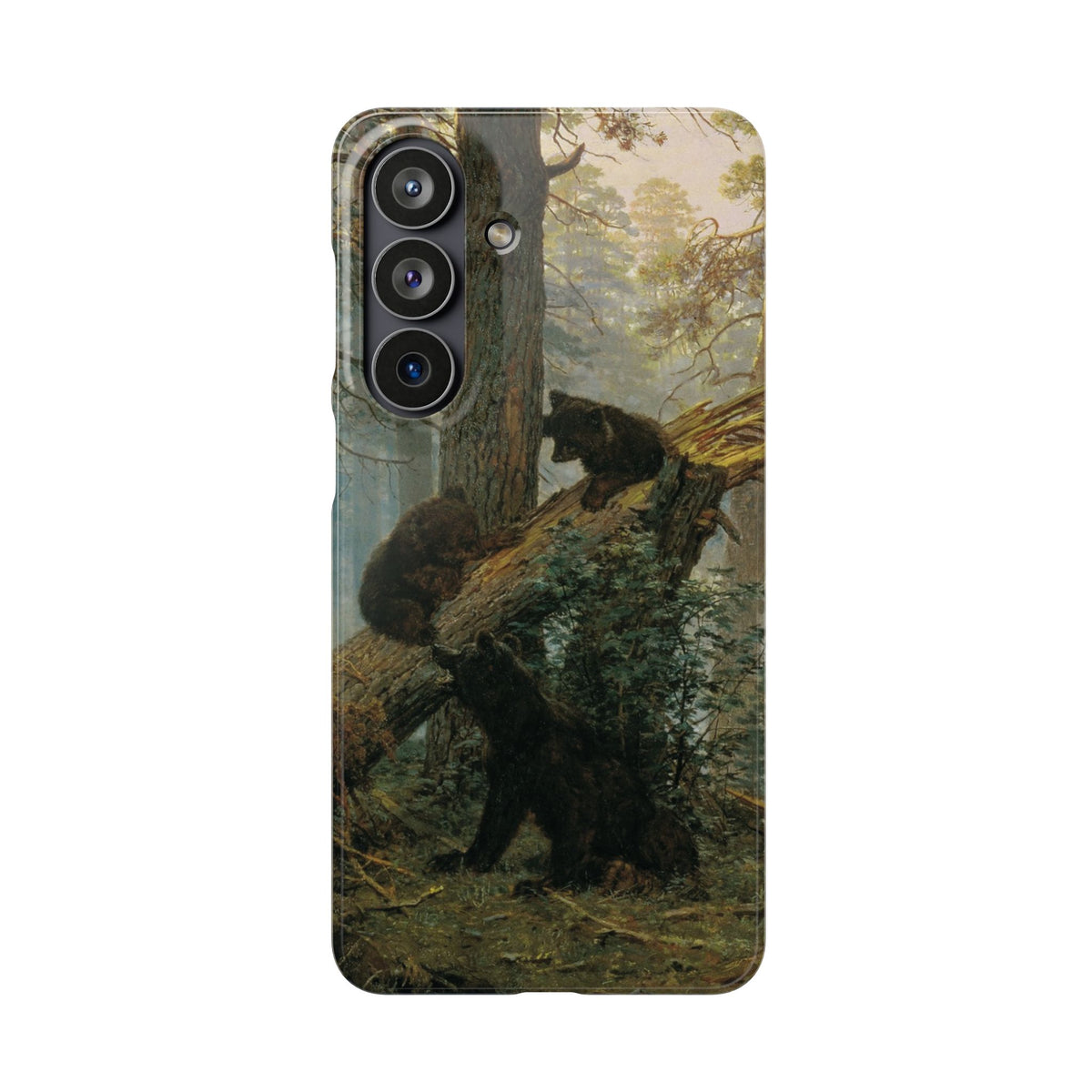 Morning in a Pine Forest by Ivan Ivanovich Shishkin - Samsung Slim Case