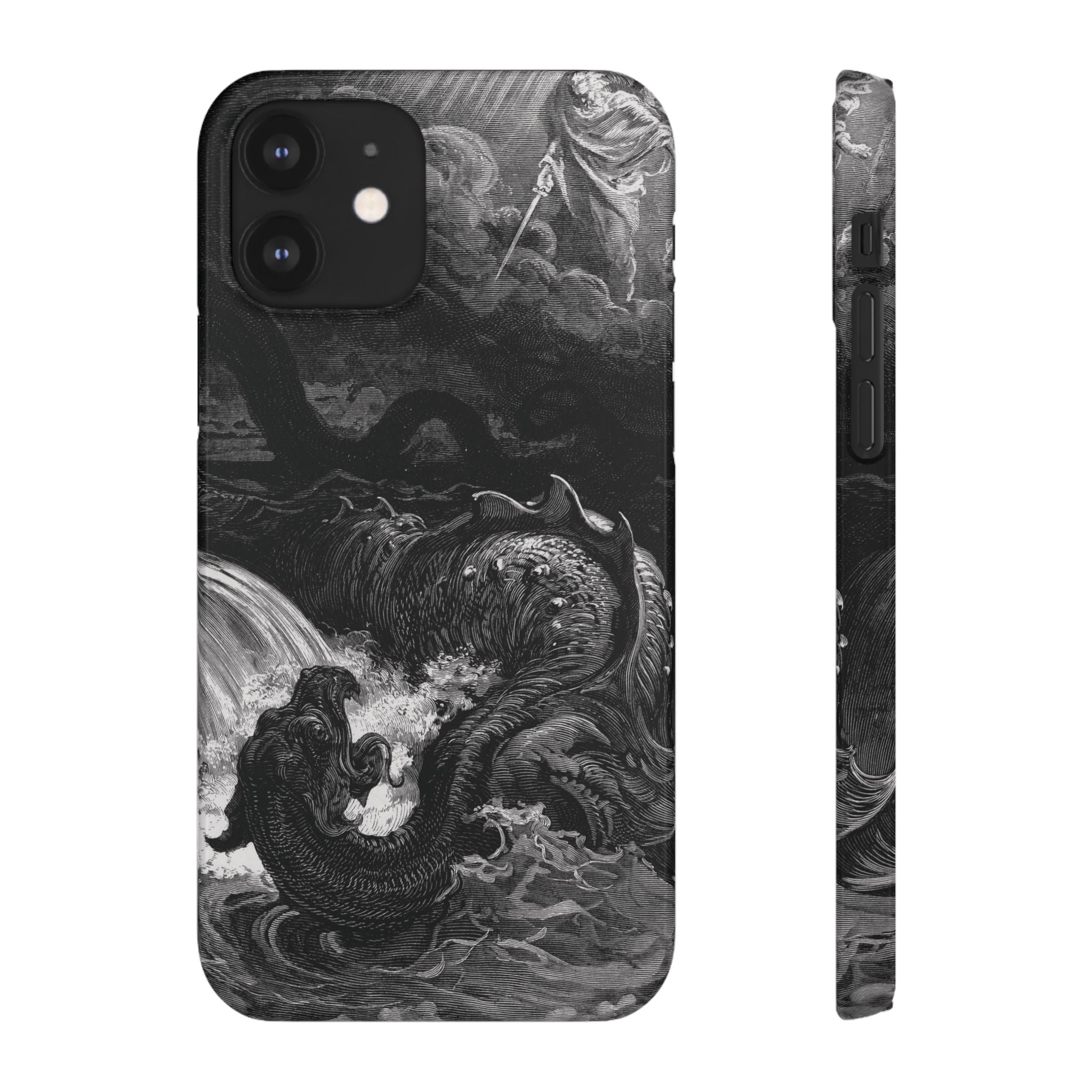 The Destruction of Leviathan by Gustave Doré - iPhone Slim Case