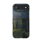 Starry Night  Over the Rhône by Van Gogh - iPhone Slim Case