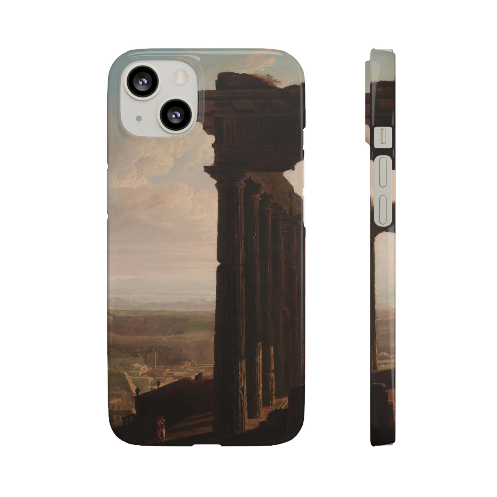 Ruins of an Ancient City by John Martin - iPhone Slim Case