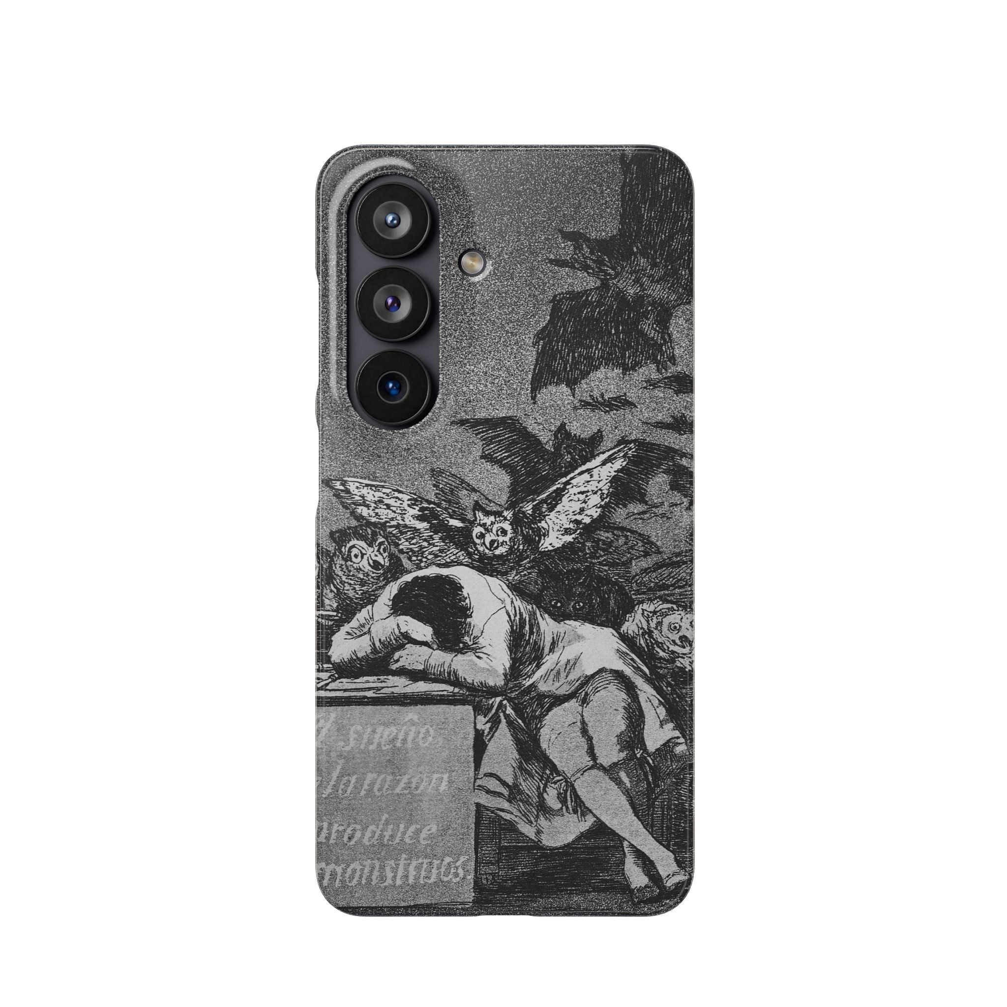The Sleep of Reason Produces Monsters by Francisco Goya - Samsung Slim Case