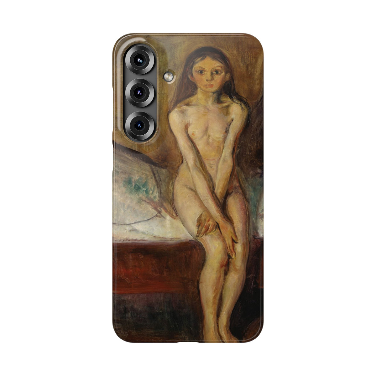Puberty by Edvard Munch - Samsung Slim Case