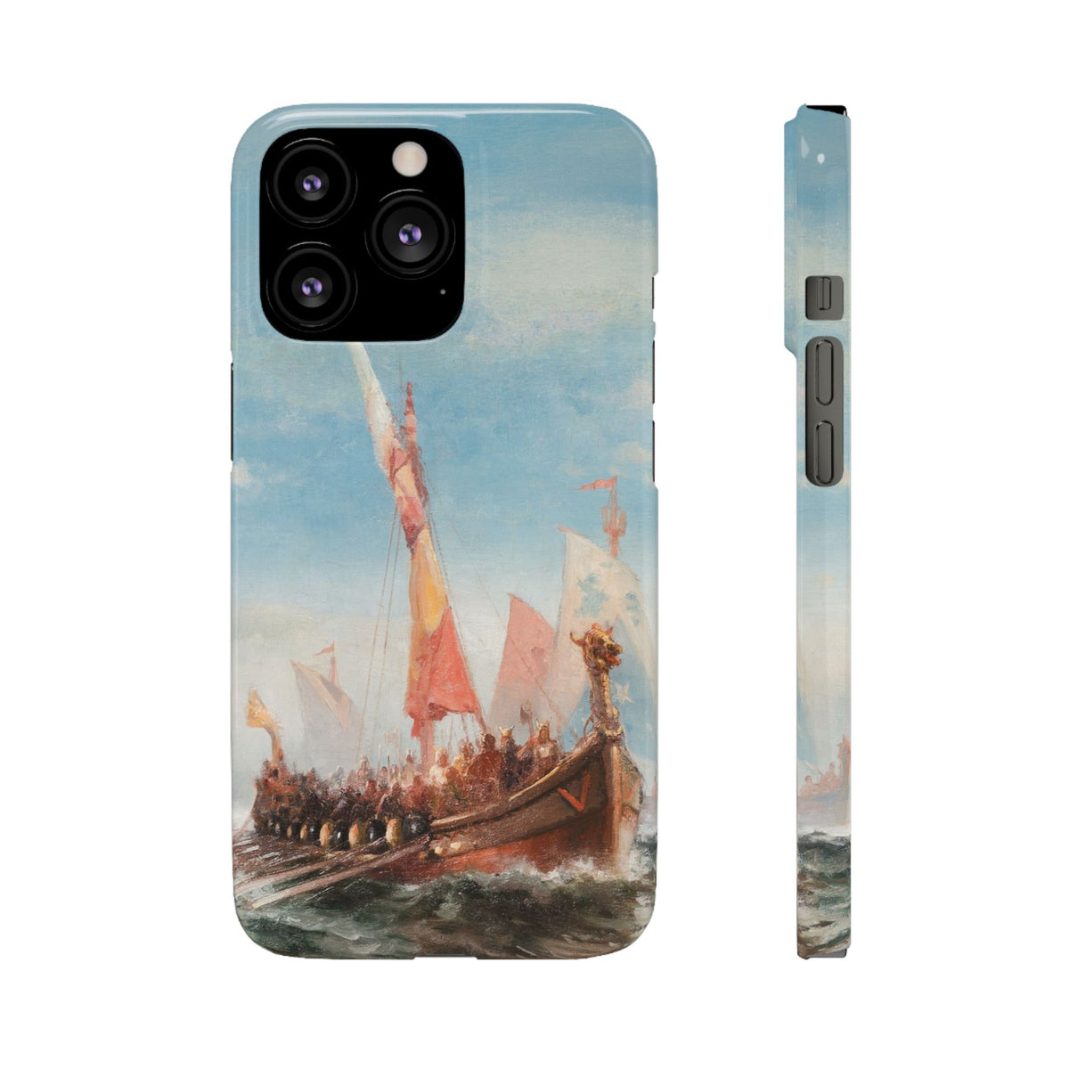 Viking Armada by Edward Moran - iPhone Slim Case