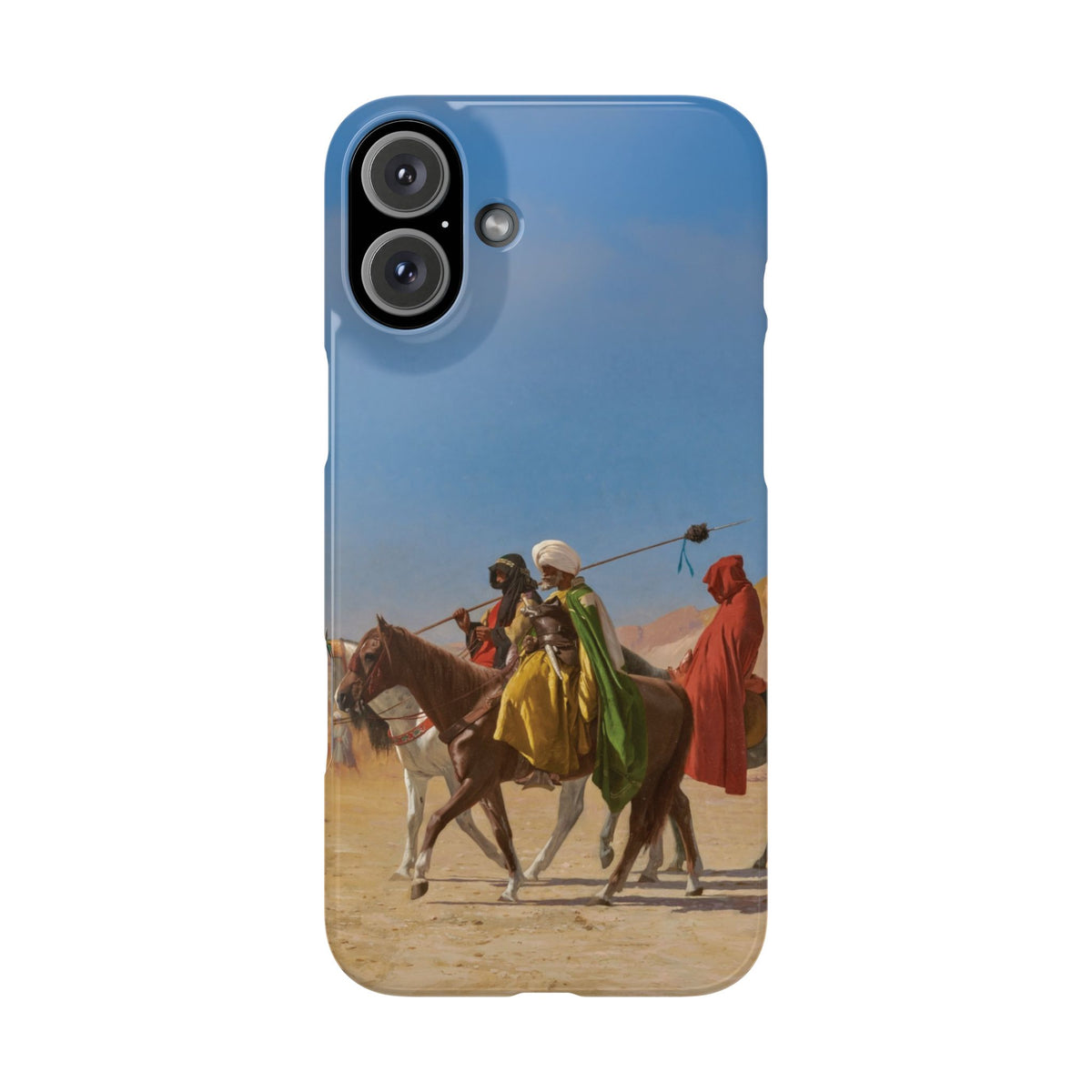 Riders Crossing The Desert by Jean-Leon Gerome - iPhone Slim Case