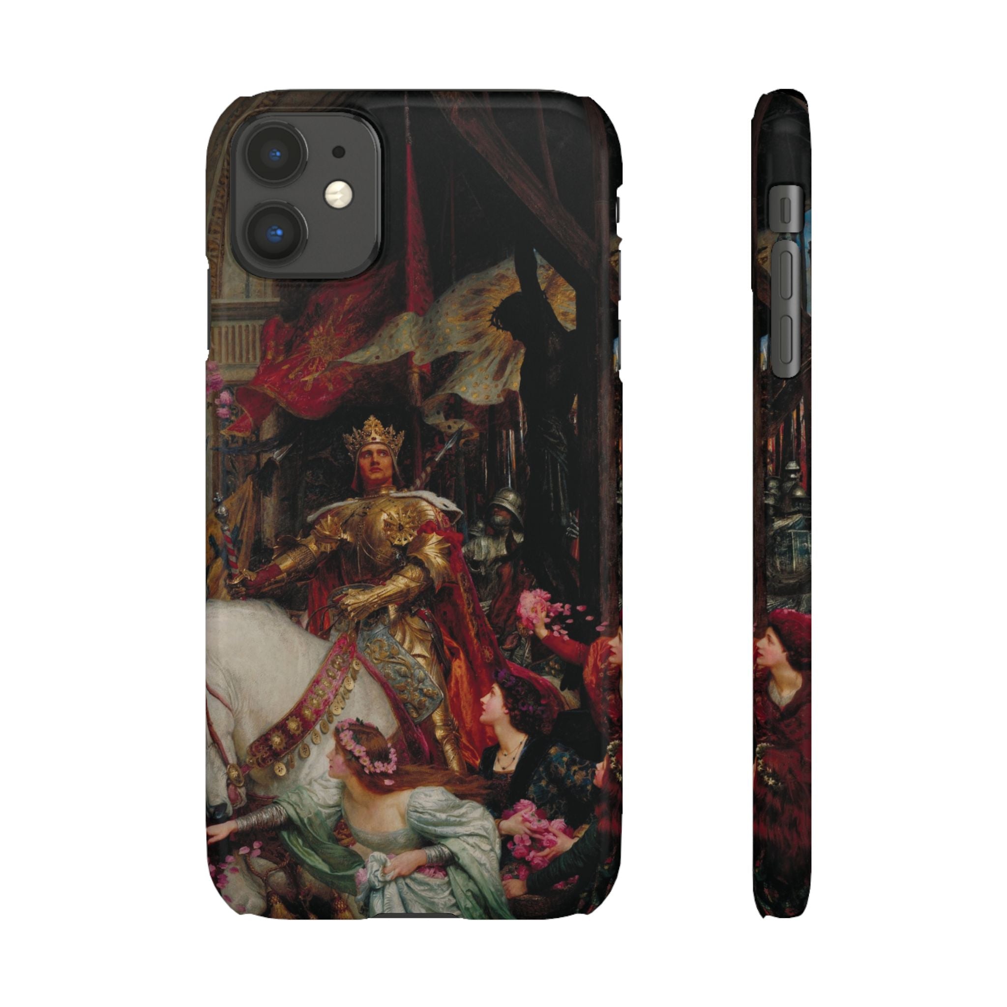 The Two Crowns by Frank Dicksee - iPhone Slim Case
