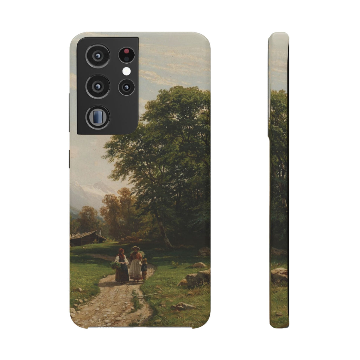 Swiss Landscape by Ivan Ivanovich Shishkin - Samsung Slim Case