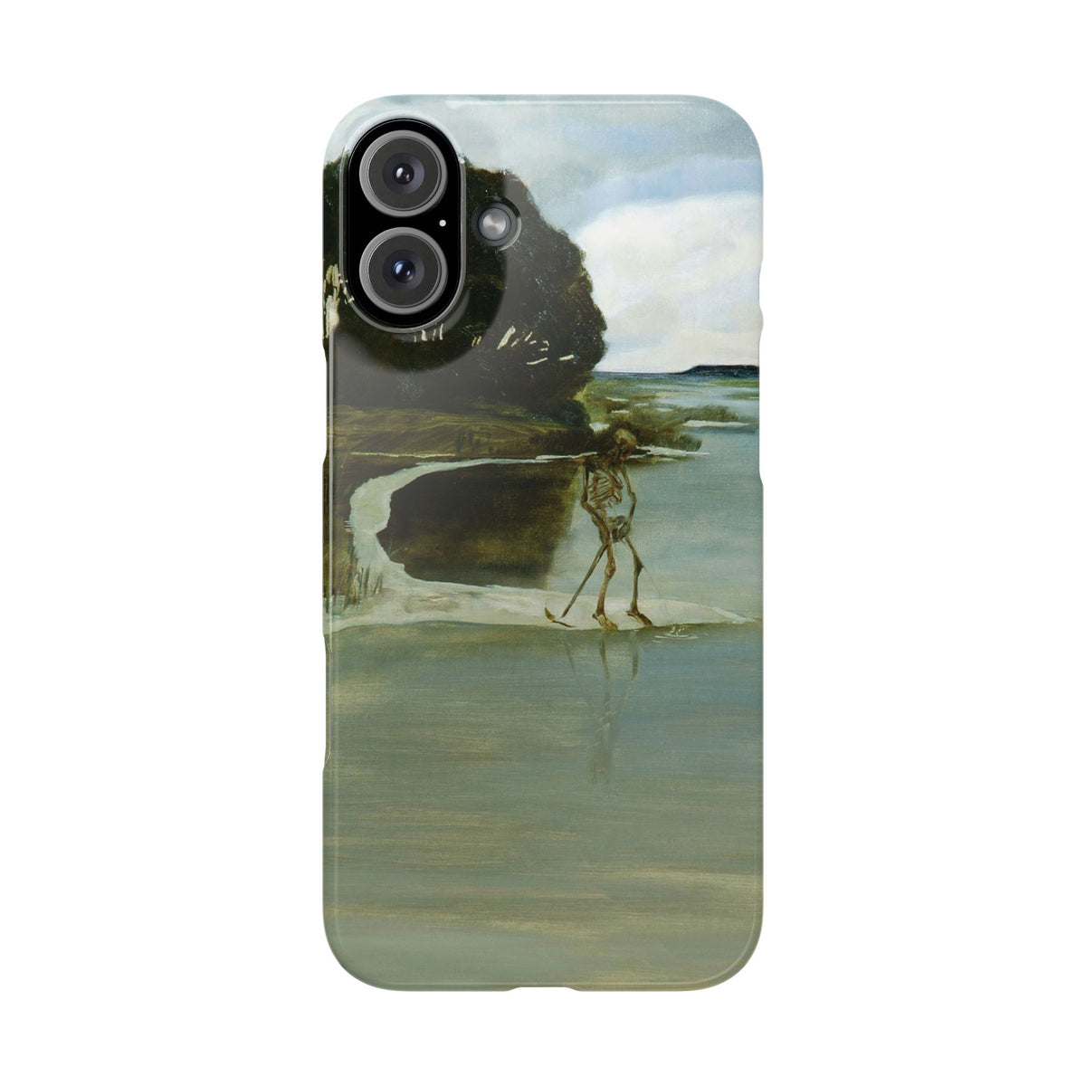 Death Peeing by Max Klinger - iPhone Slim Case