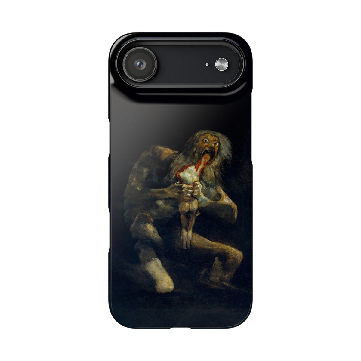 Saturn Devouring His Son by Goya - iPhone Slim Case