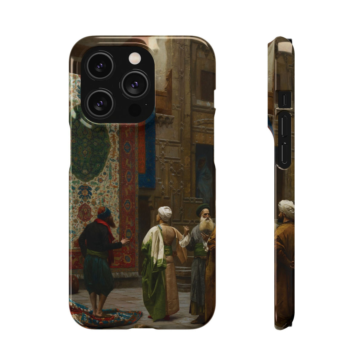The Carpet Merchant by Jean-Leon Gerome - iPhone Slim Case