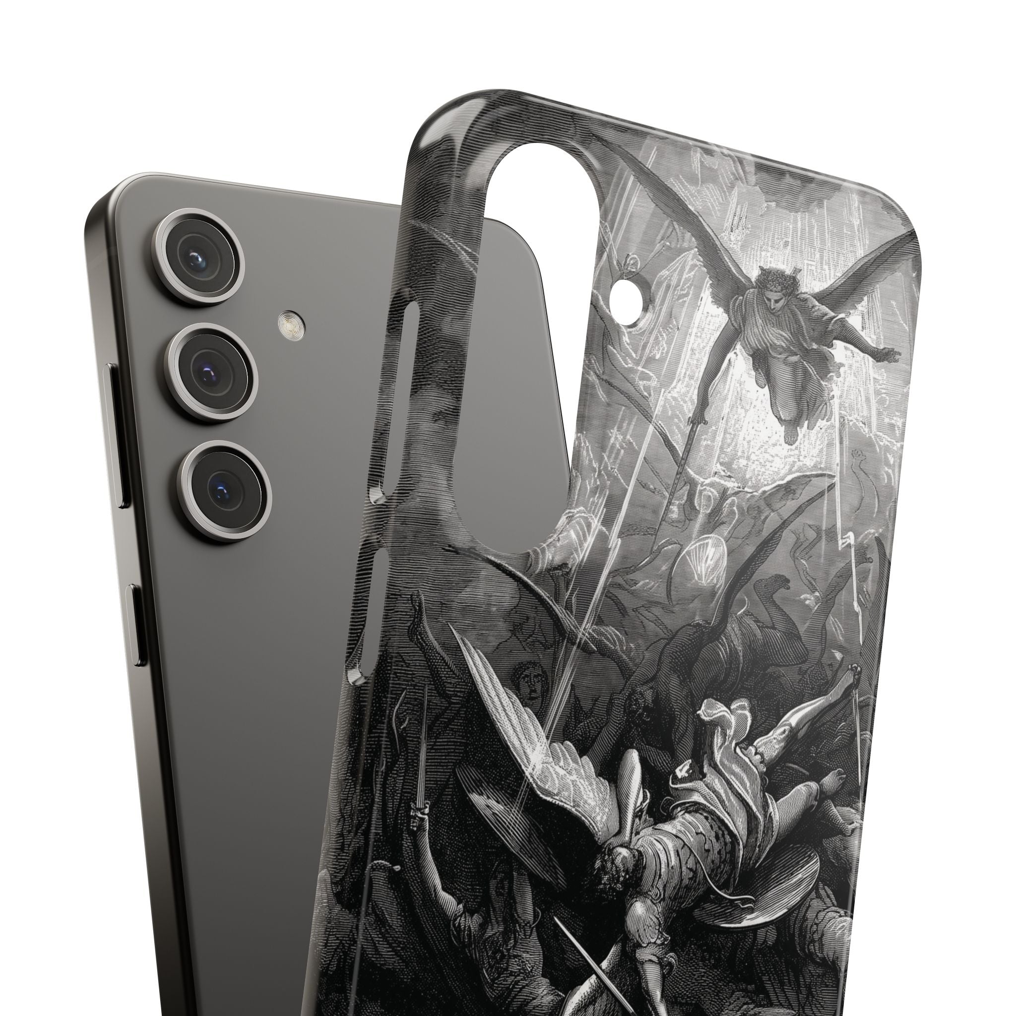 Paradise Lost |The Battle in Heaven by Gustave Doré - Samsung Slim Case