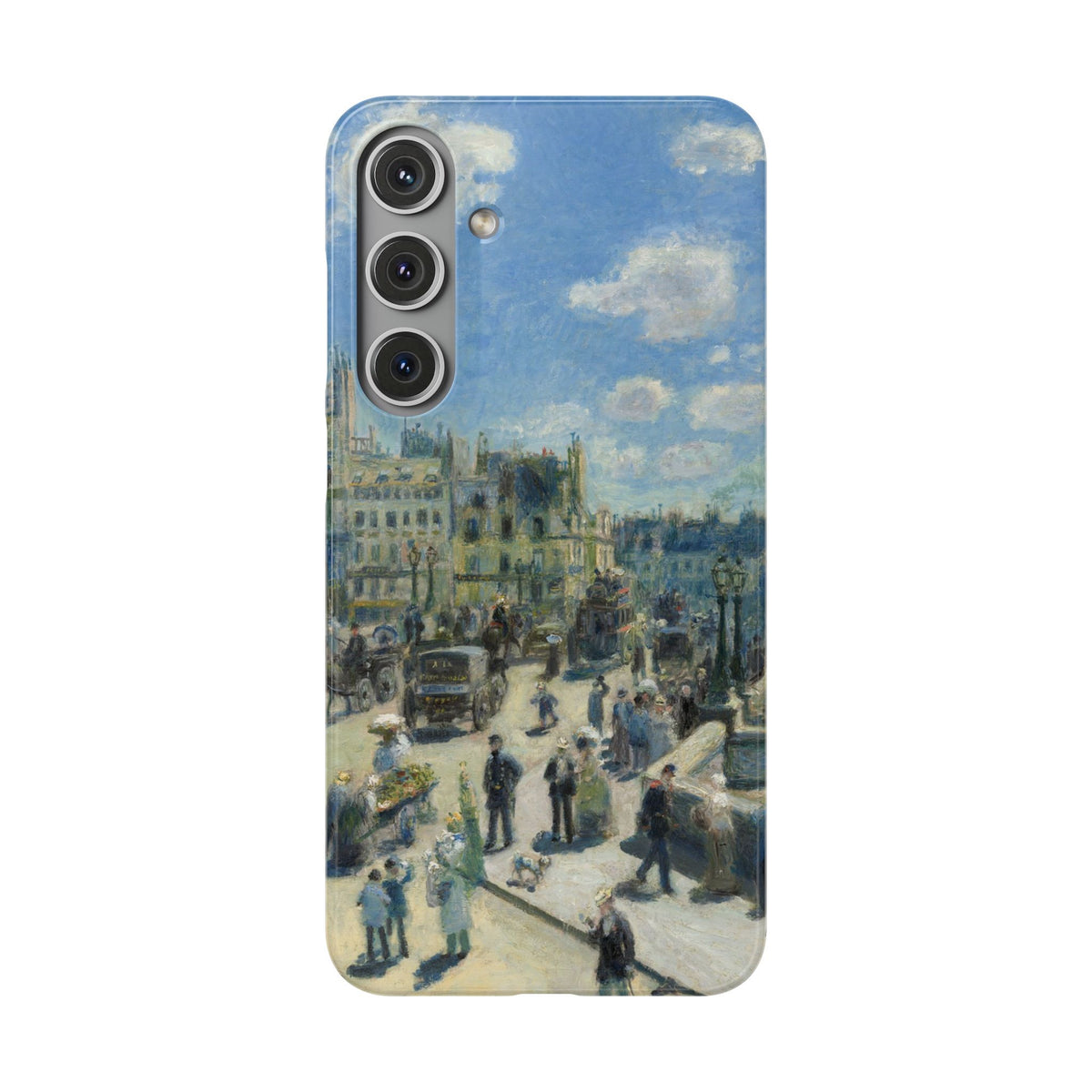 Pont Neuf Paris by Pierre Auguste Renoir - Samsung Slim Case