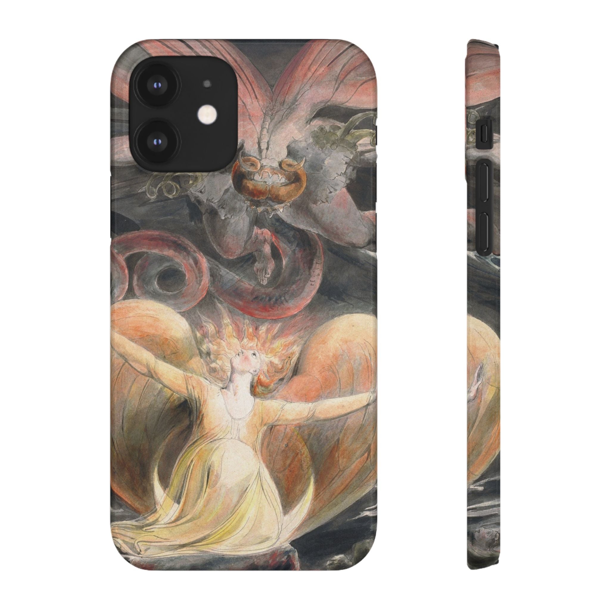 The Great Red Dragon and the Woman Clothed with the Sun by William Blake - iPhone Slim Case