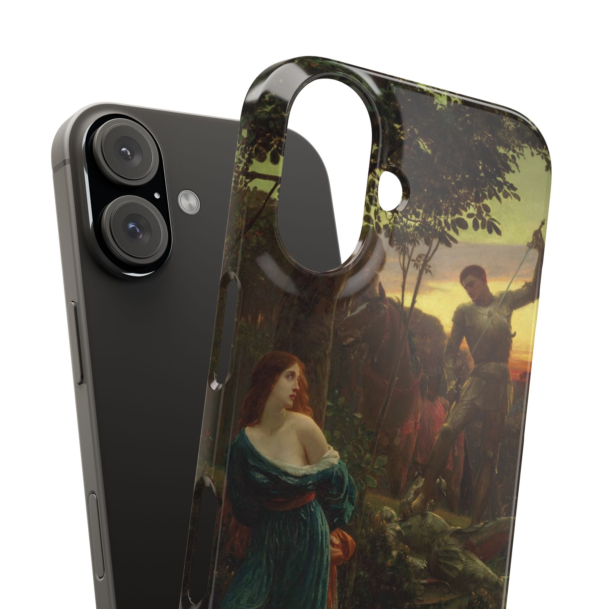 Chivalry by Frank Dicksee - iPhone Slim Case