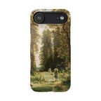 The Path in the Forest by Ivan Ivanovich Shishkin - iPhone Slim Case