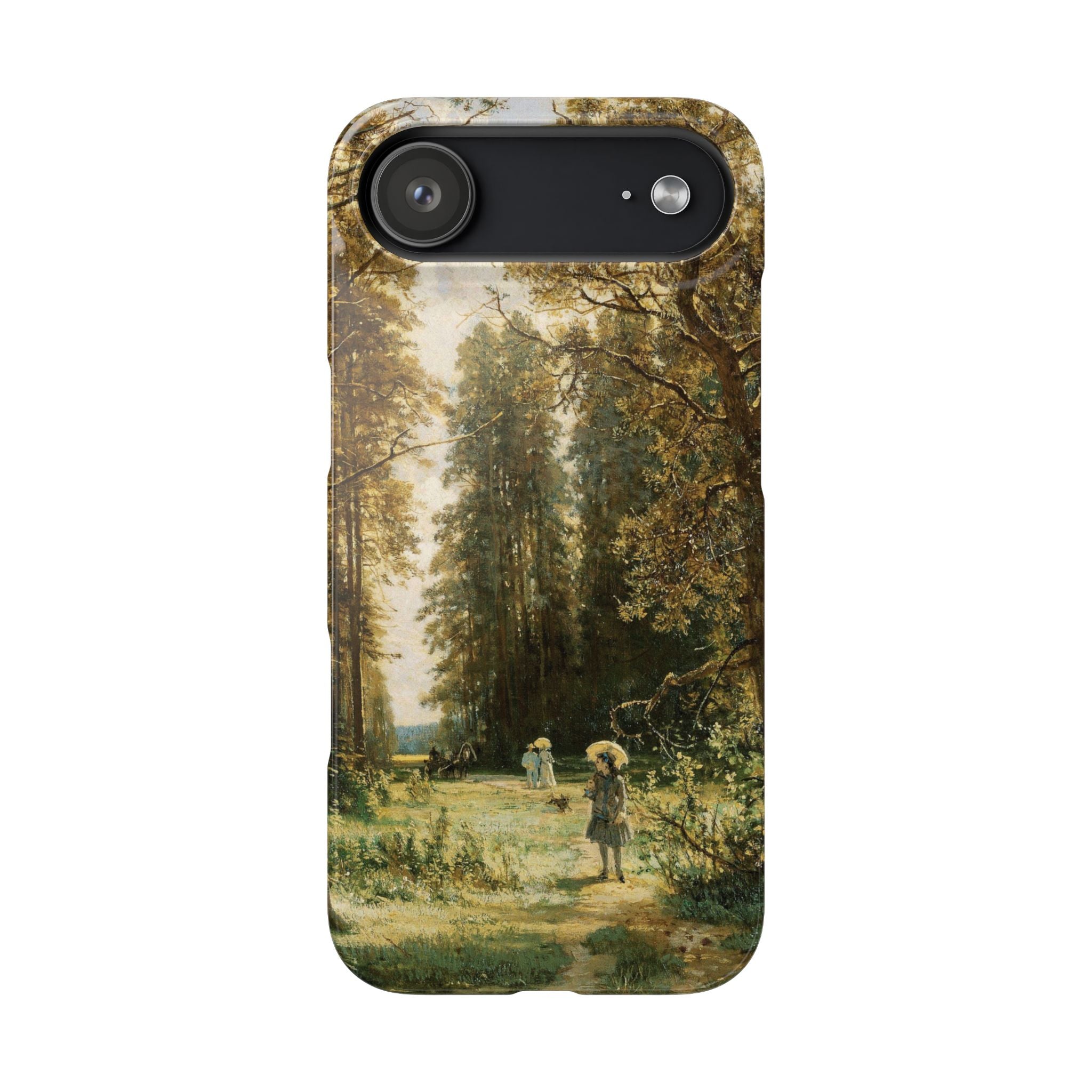 The Path in the Forest by Ivan Ivanovich Shishkin - iPhone Slim Case