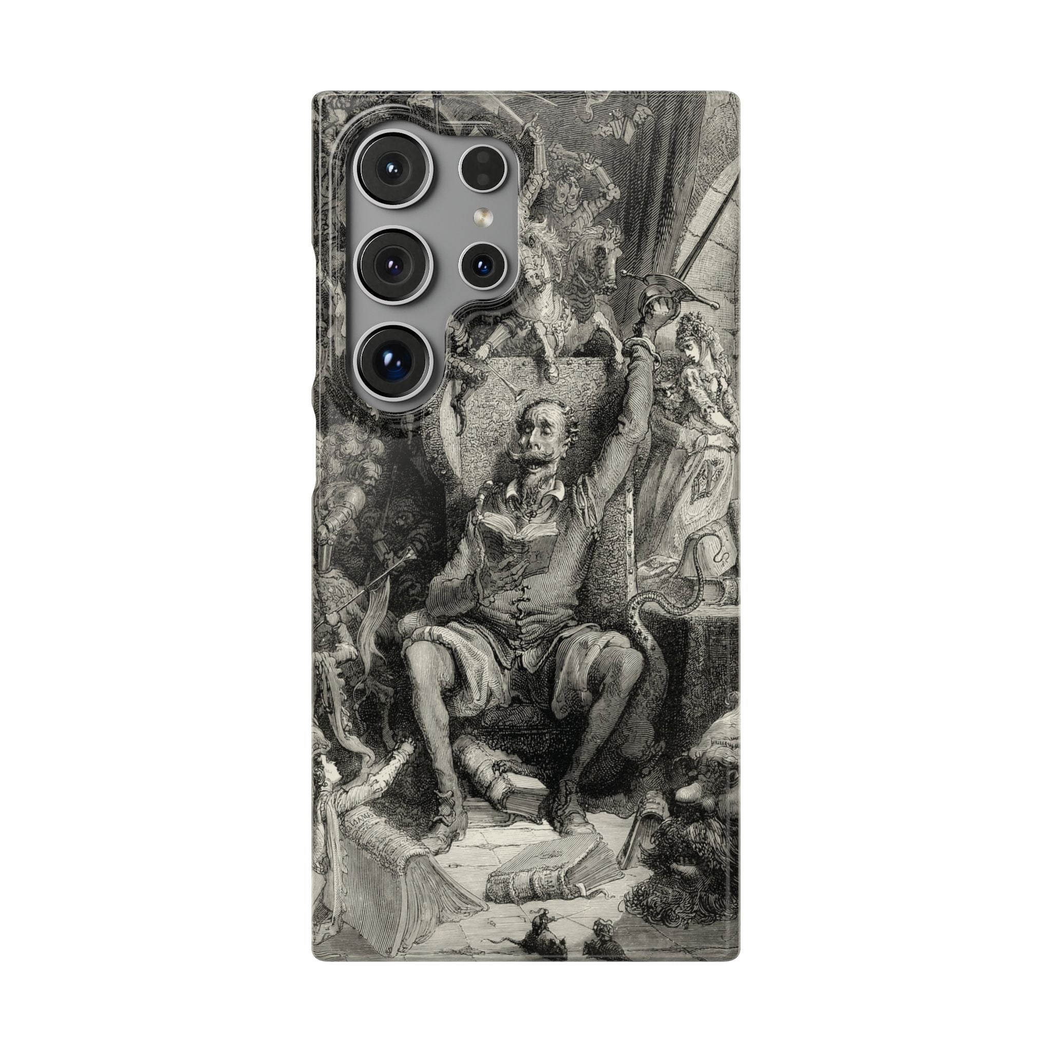Don Quixote and His Visions by Gustave Doré - Samsung Slim Case