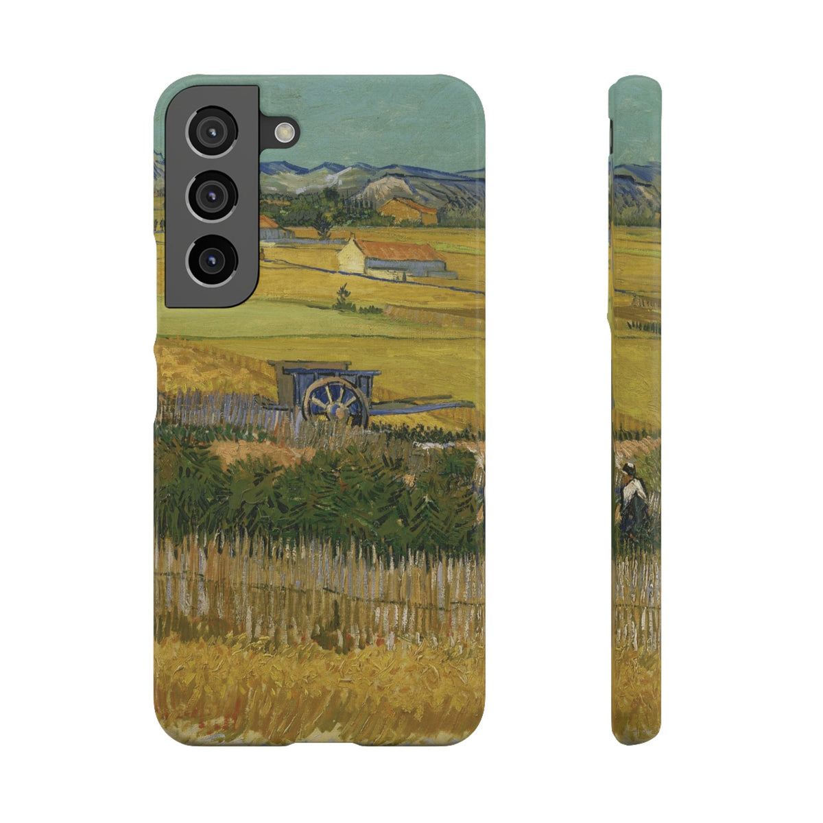 Harvest at La Crau by Vincent van Gogh - Samsung Slim Case