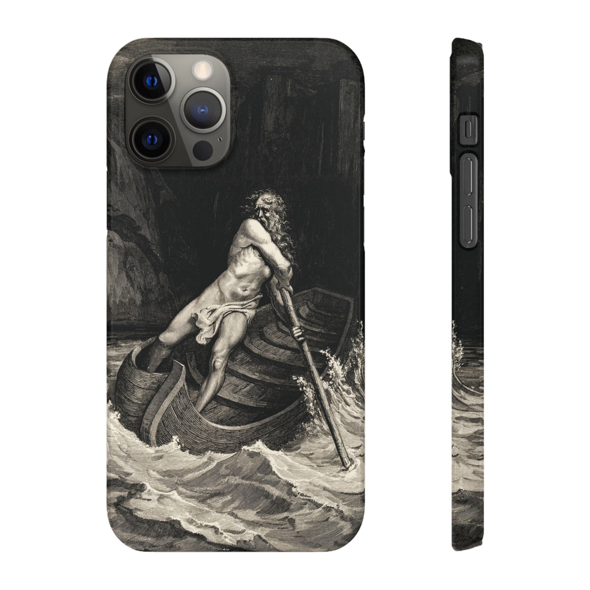 Canto III - Charon by Gustave Doré - iPhone Slim Case