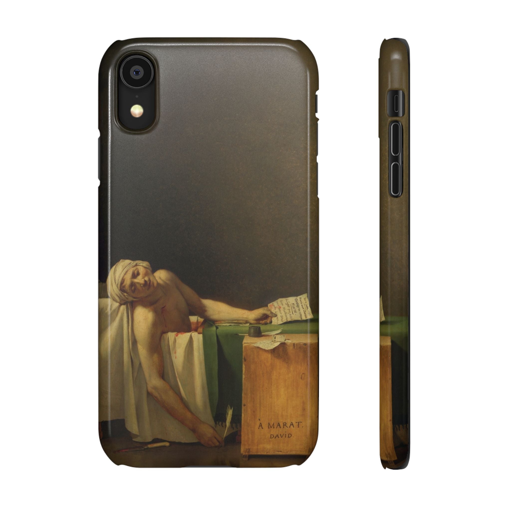The Death of Marat by Jacques-Louis David - iPhone Slim Case