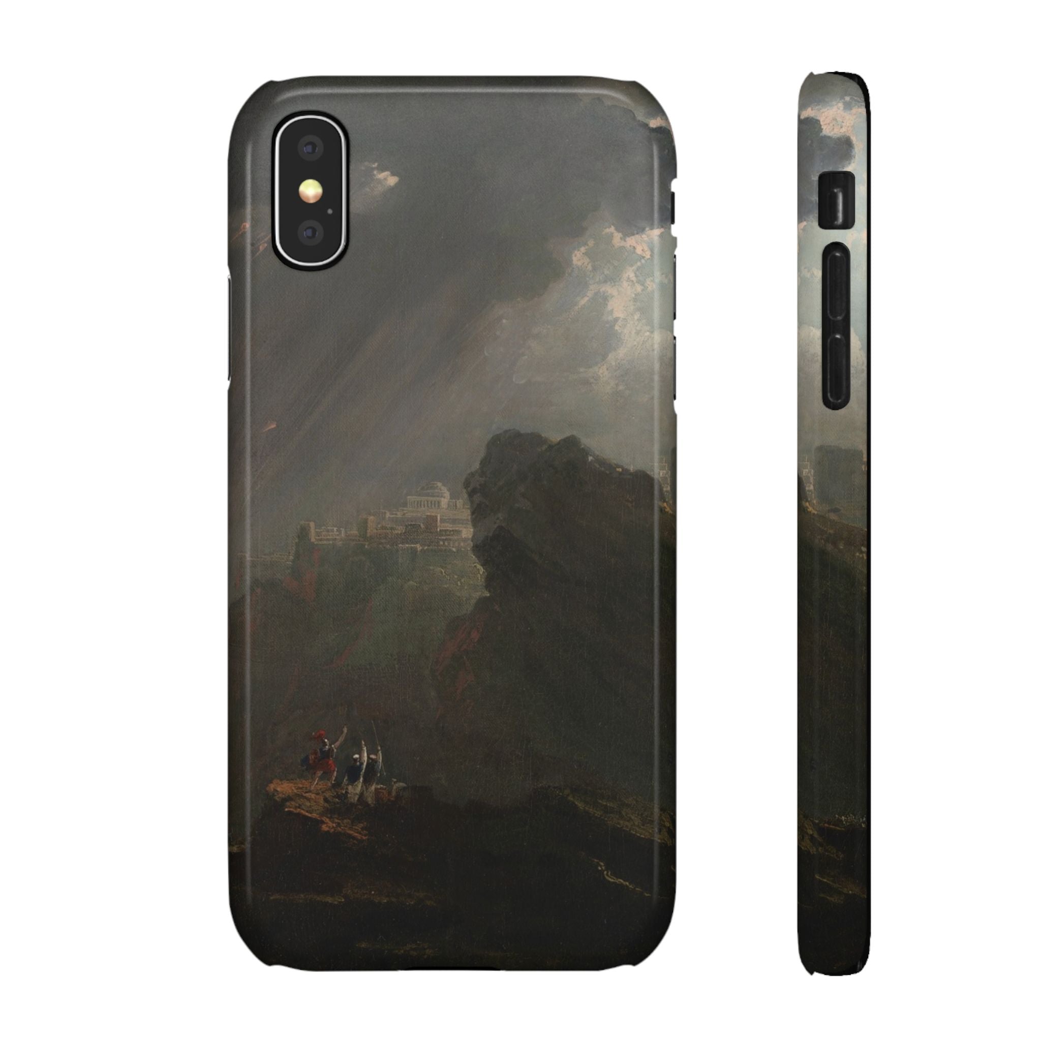 Joshua Commanding the Sun to Stand Still by John Martin - iPhone Slim Case