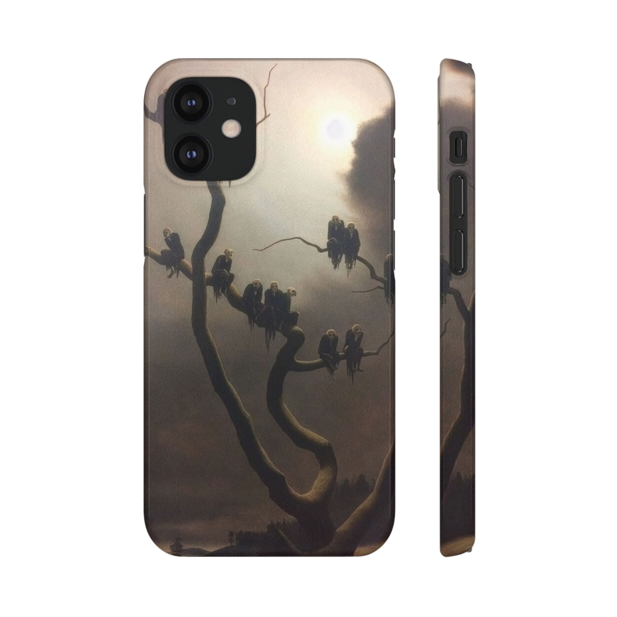 Ghosts on a Tree by Franz Sedlacek - iPhone Slim Case