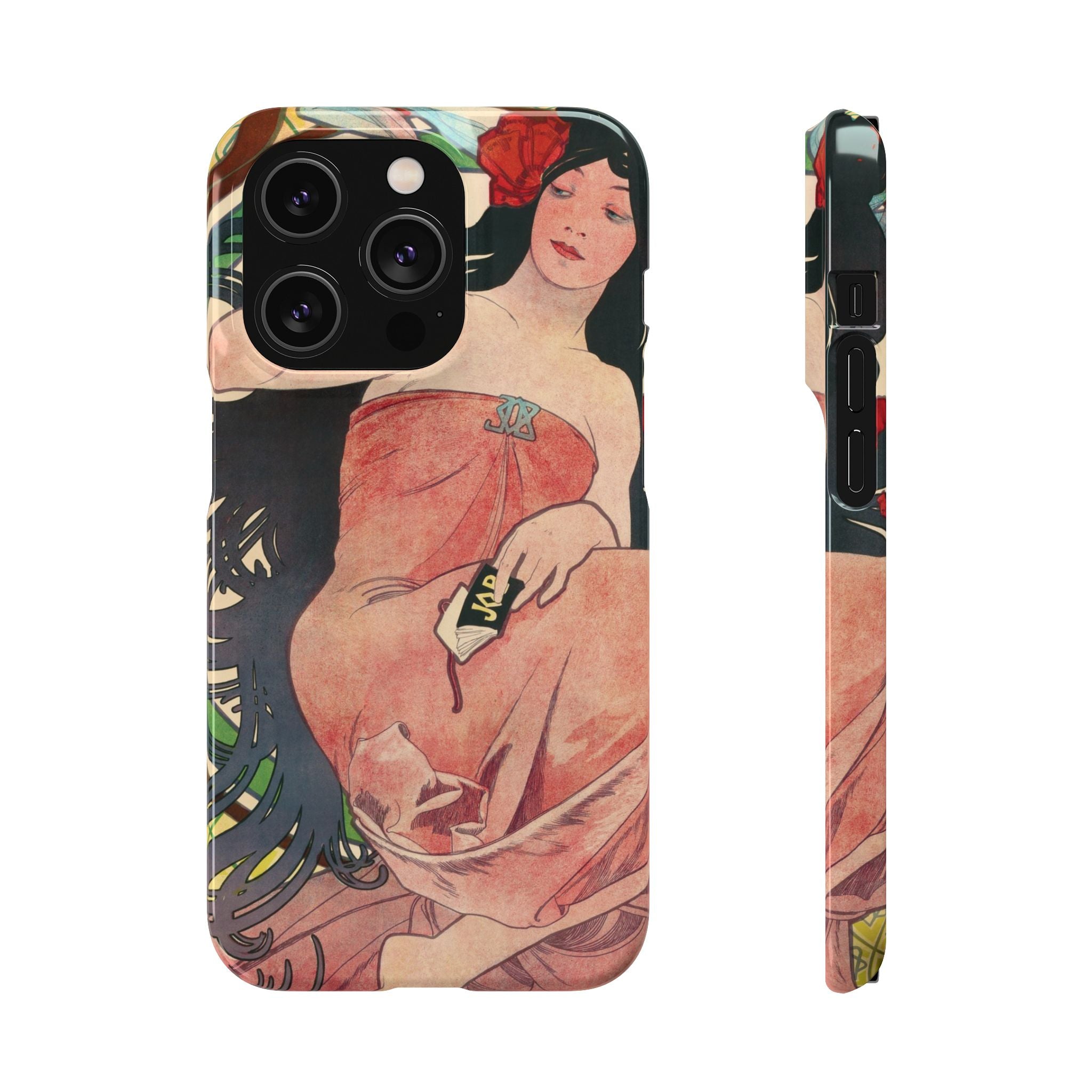 JOB by Alphonse Mucha - iPhone Slim Case