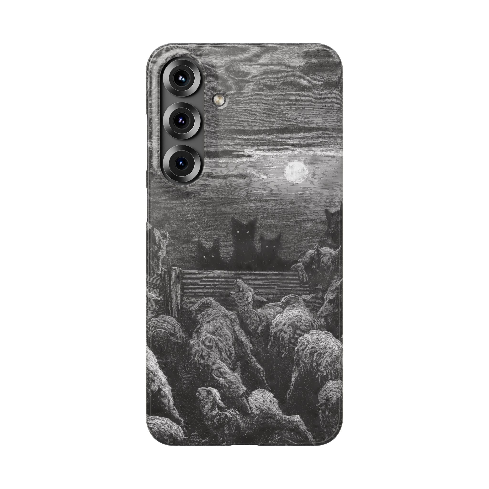 The Wolves and The Sheep by Gustave Dore - Samsung Slim Case