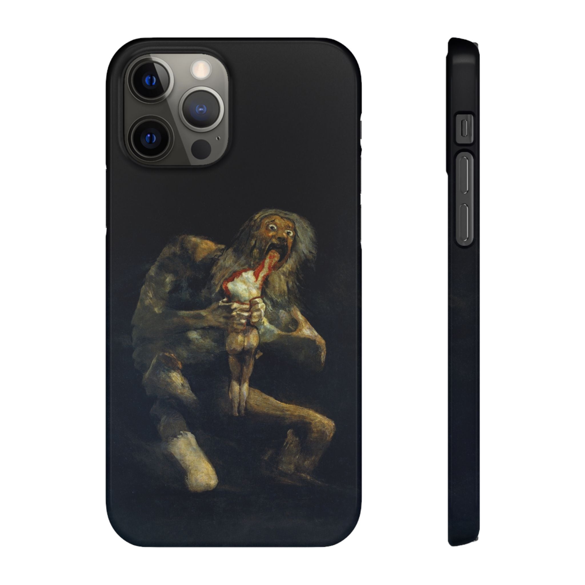 Saturn Devouring His Son by Goya - iPhone Slim Case