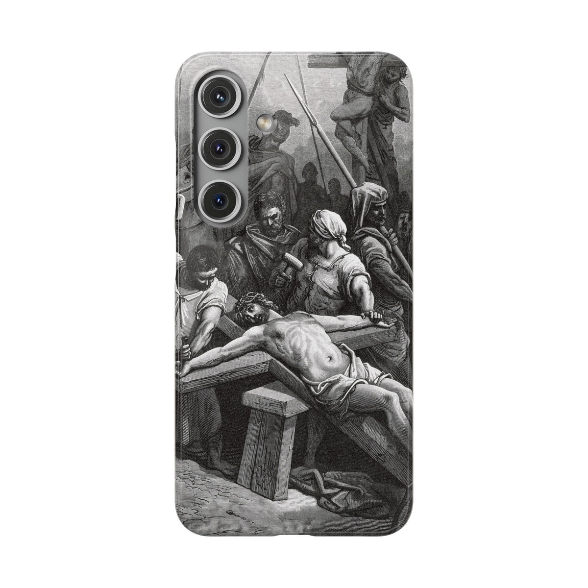 Crucifixion of Jesus by Gustave Doré - Samsung Slim Case