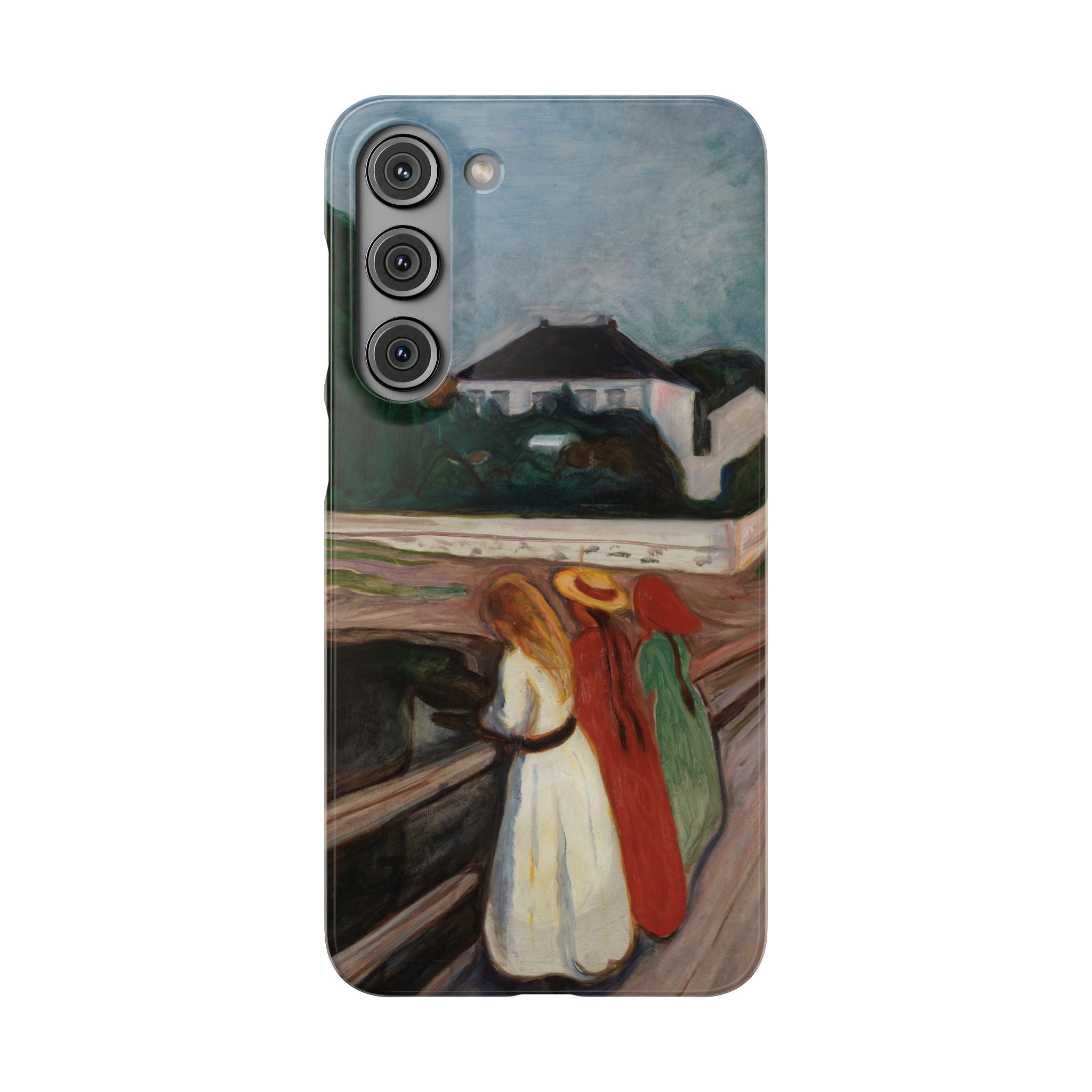 The Girls on the Bridge by Edvard Munch - Samsung Slim Case