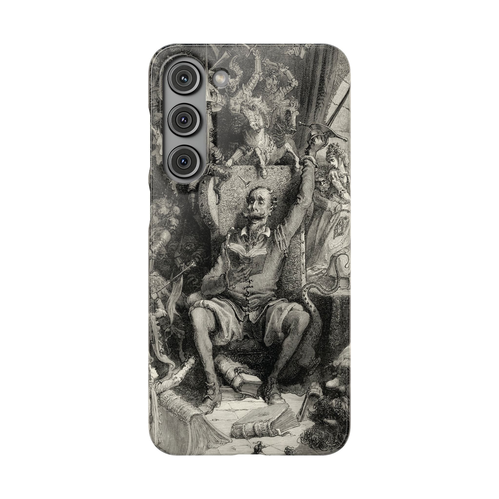 Don Quixote and His Visions by Gustave Doré - Samsung Slim Case