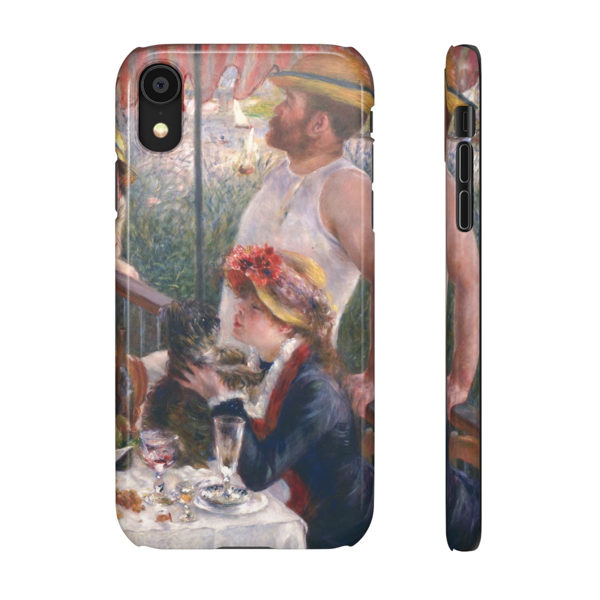 Luncheon of the Boating Party by Pierre Auguste Renoir - iPhone Slim Case