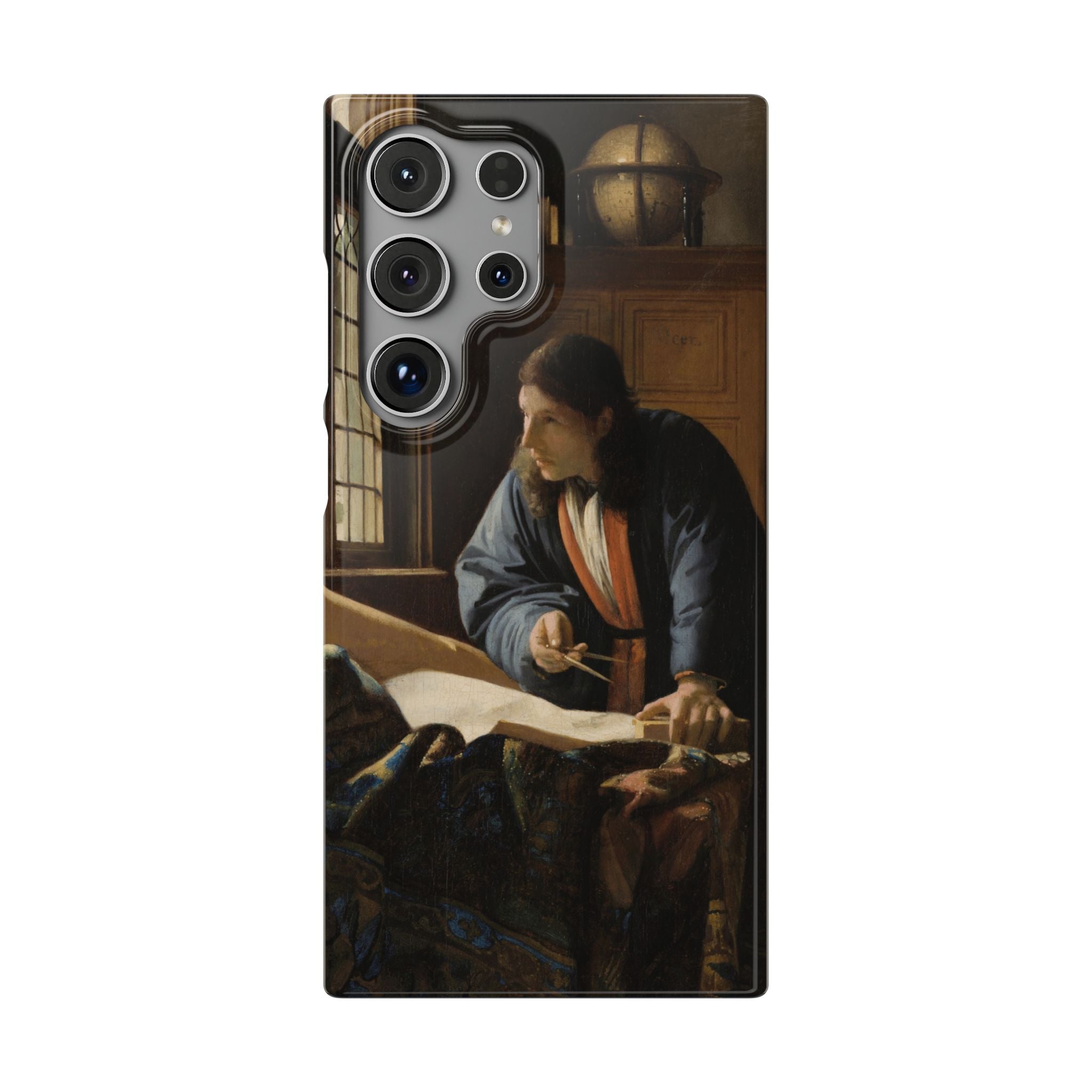 The Geographer by Johannes Vermeer - Samsung Slim Case