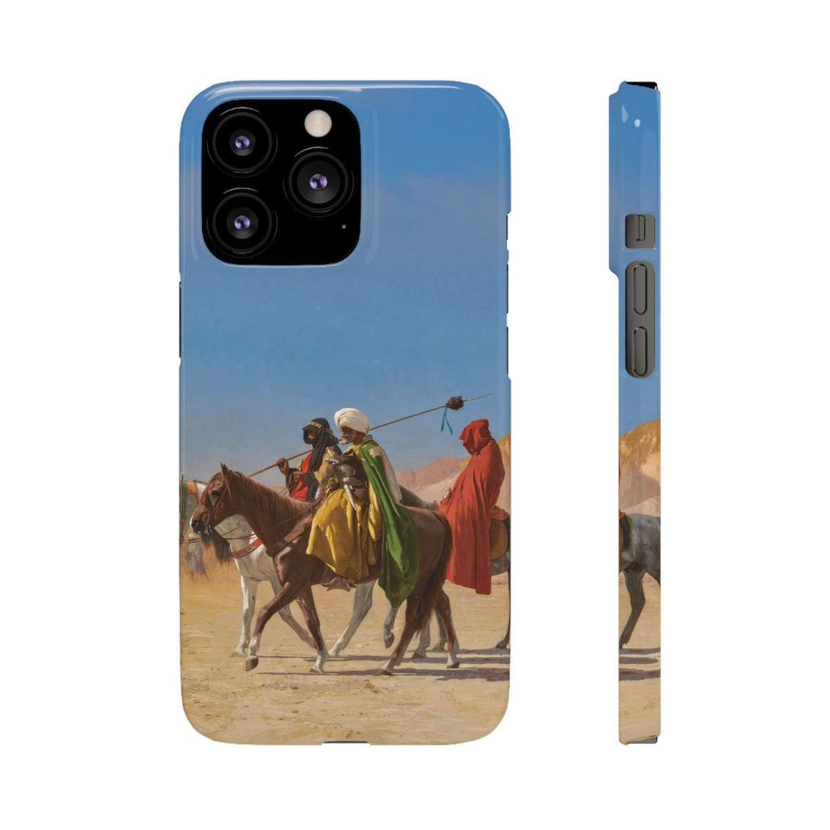 Riders Crossing The Desert by Jean-Leon Gerome - iPhone Slim Case