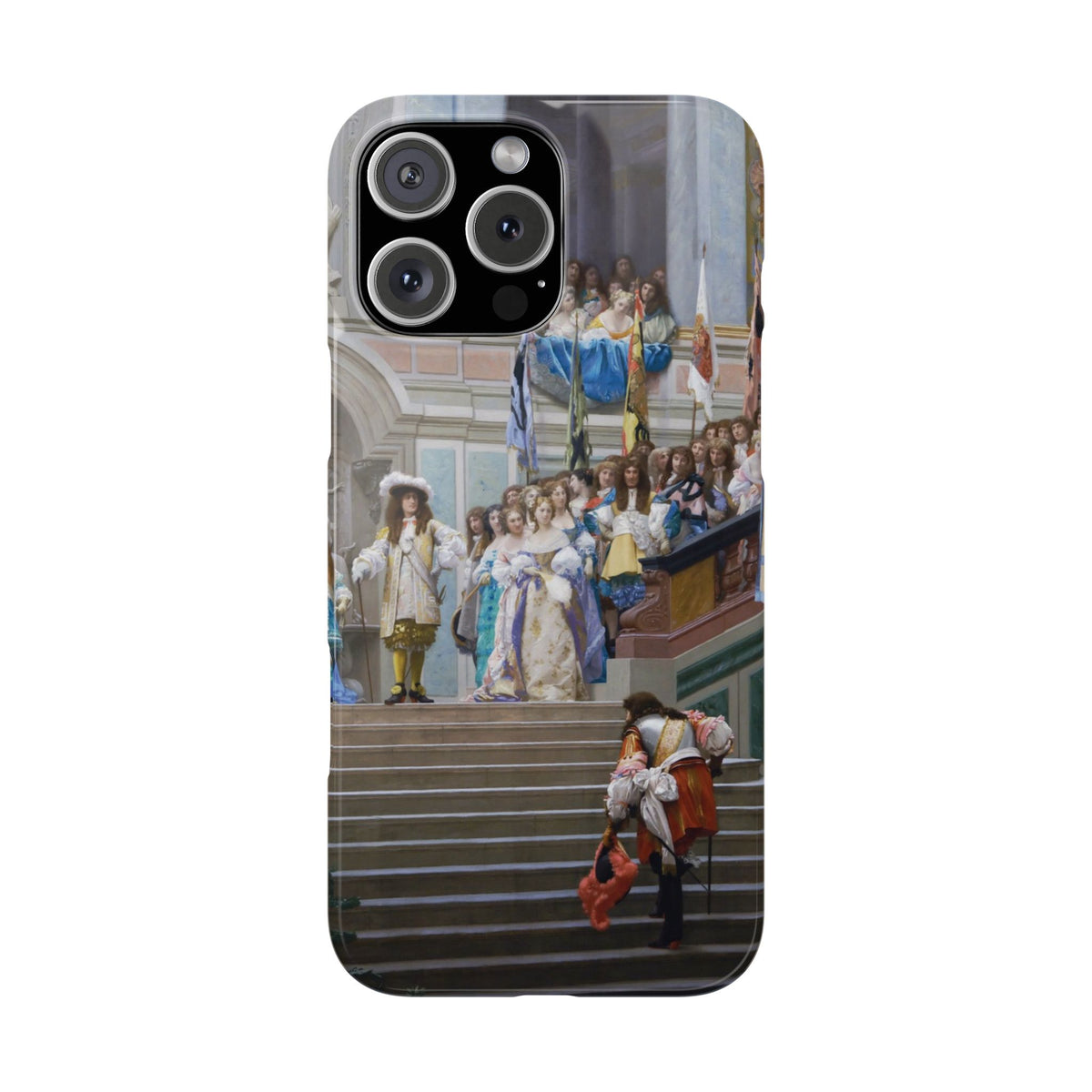 Reception du Grand Conde par Louis XIV by Jean-Leon Gerome - iPhone Slim Case