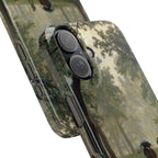 Rain in an Oak Forest by Ivan Ivanovich Shishkin - iPhone Slim Case