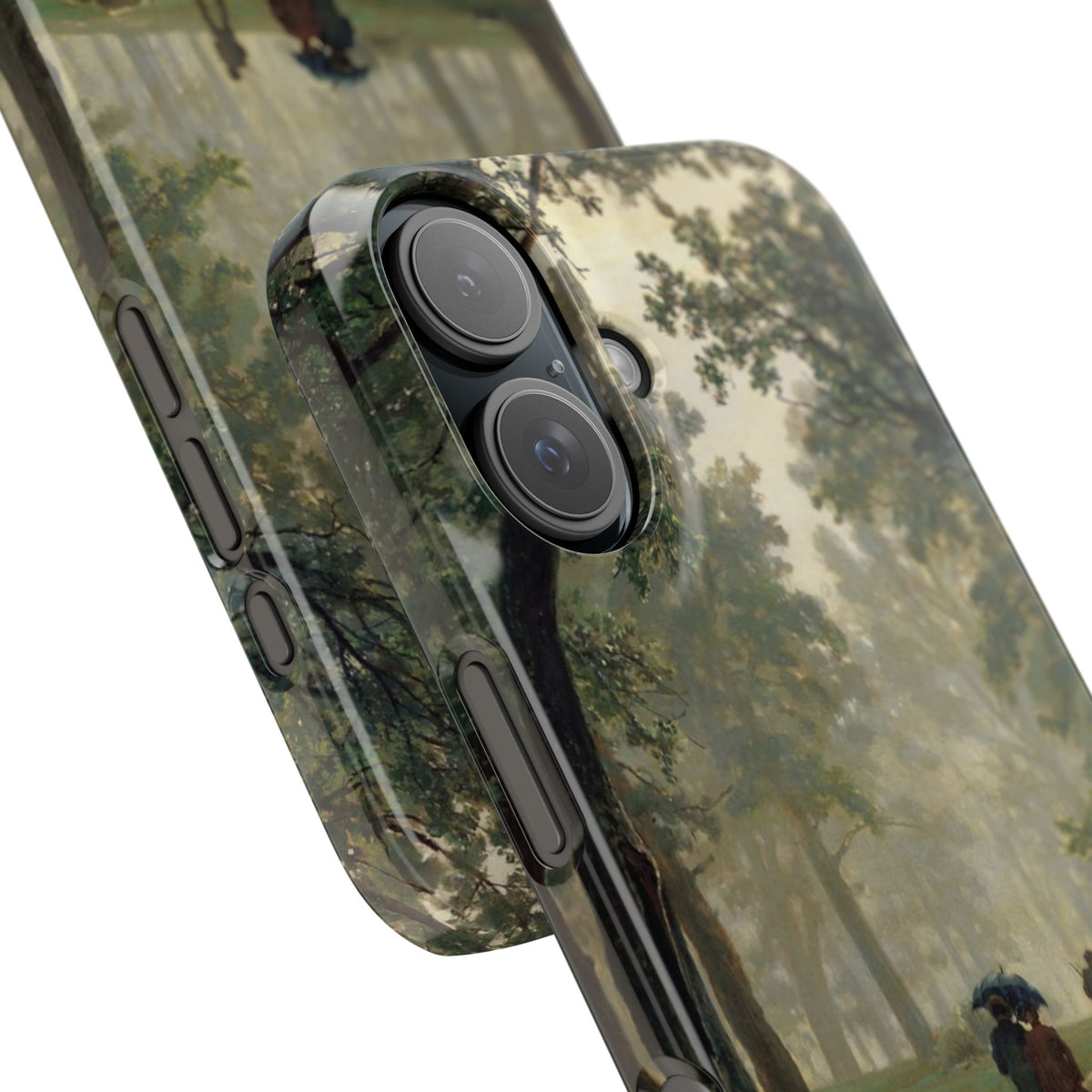 Rain in an Oak Forest by Ivan Ivanovich Shishkin - iPhone Slim Case