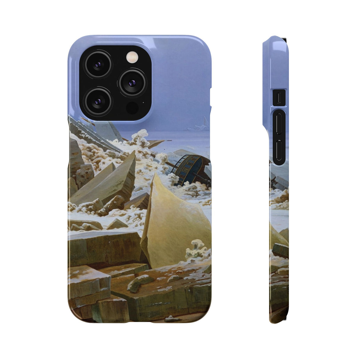 The Sea of Ice by Caspar David Friedrich - iPhone Slim Case
