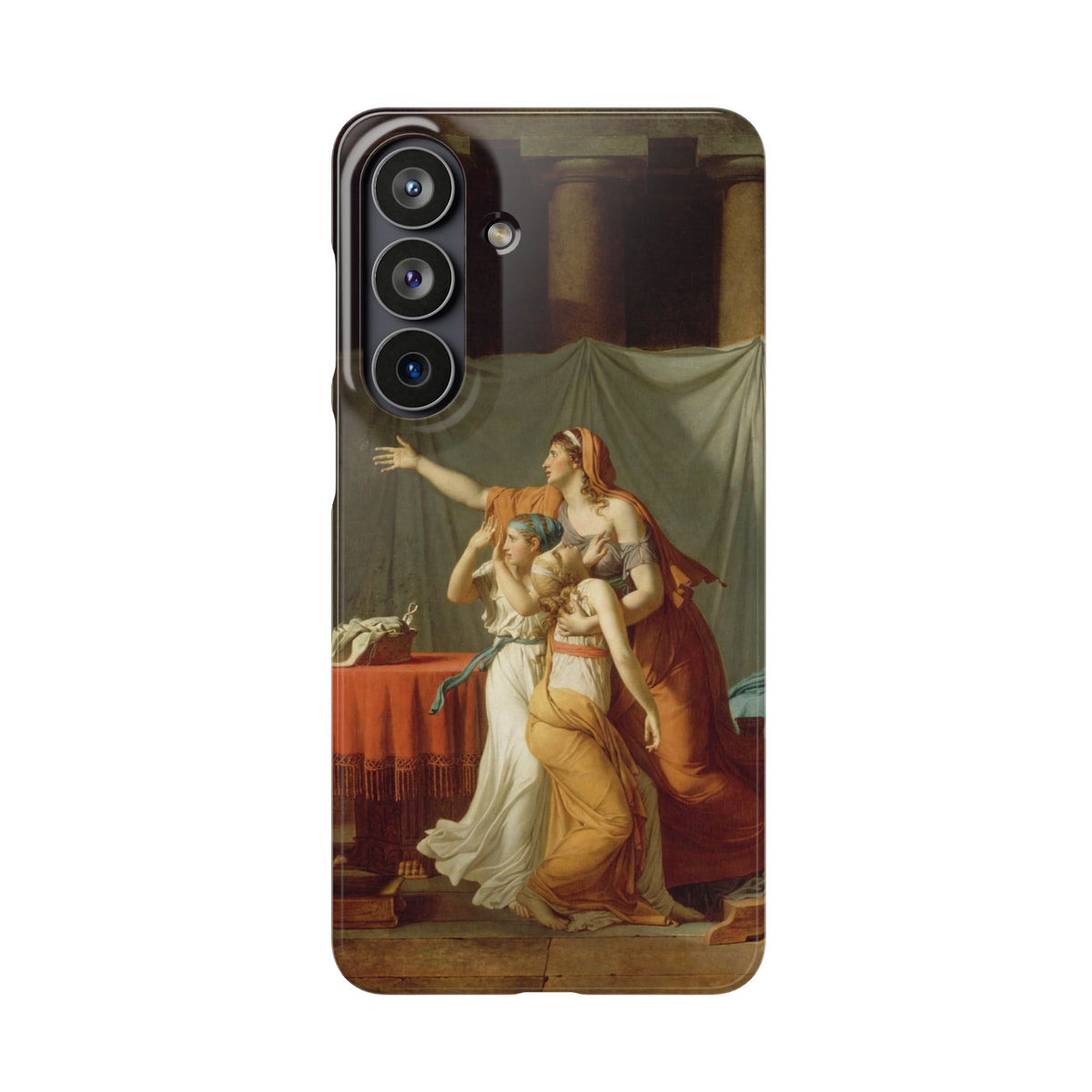 The Lictors Bring to Brutus the Bodies of His Sons II by Jacques-Louis David - Samsung Slim Case