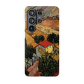 Landscape with House and Ploughman by Vincent van Gogh - Samsung Slim Case